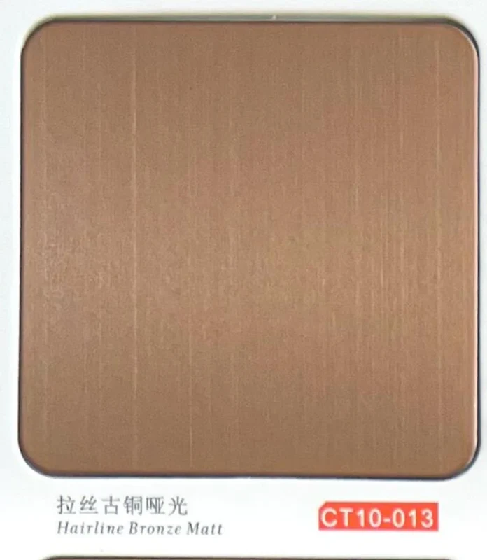 CT10-013 Hairline Bronze Matt catalogue finish reference