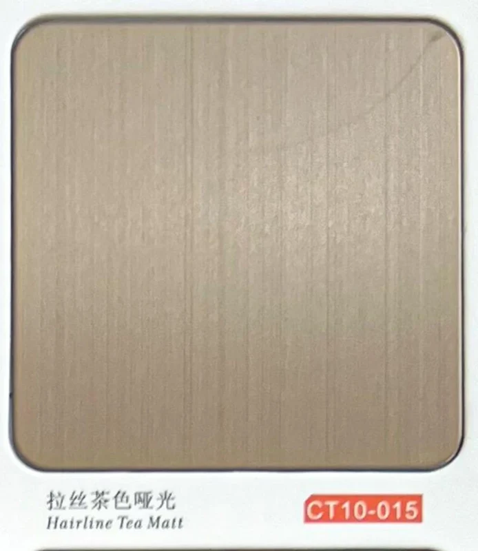 CT10-015 Hairline Tea Matt catalogue finish reference