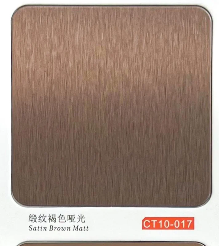 CT10-017 Satin Brown Matt catalogue finish reference