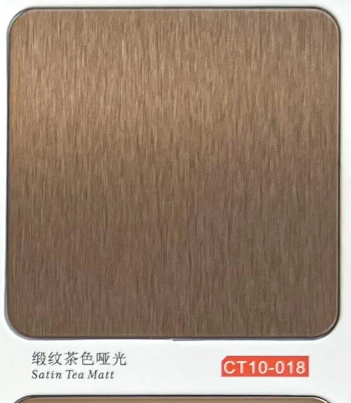 CT10-018 Satin Tea Matt catalogue finish reference